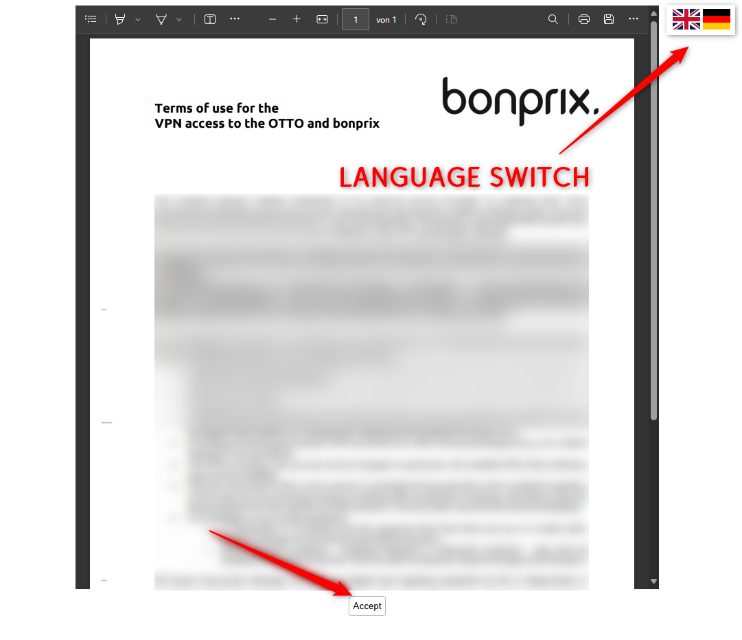 Logon picture GreenRADIUS 2